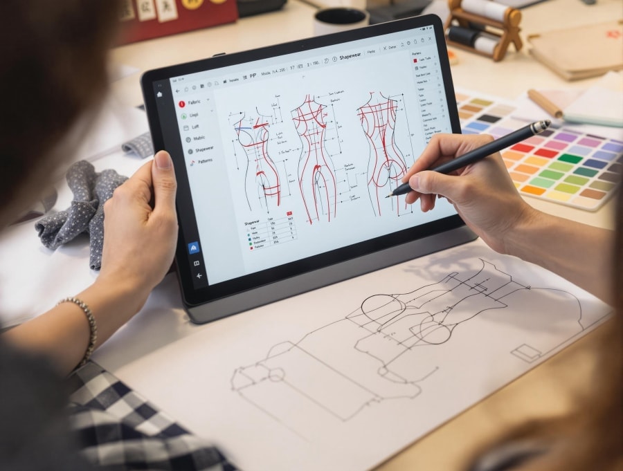 보정속옷 구조의 CAD 개발